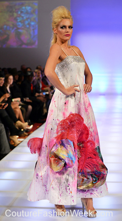 Alexandra Popescu-York fashion show at Couture Fashion Week NY