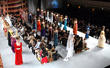 Andres Aquino Fashion Show at Couture Fashion Week NY