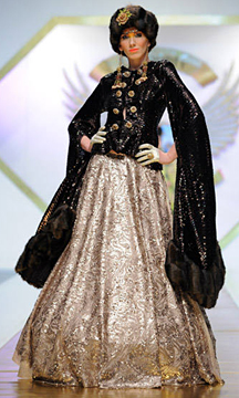 Catalin Botezatu fashion show at Couture Fashion Week NY