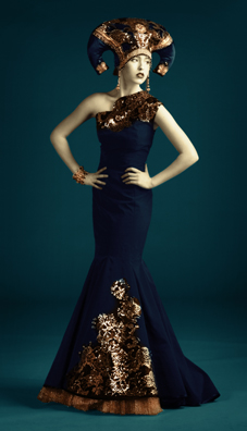 Evgeniya Luzhina-Salazar fashion show at Couture Fashion Week New York