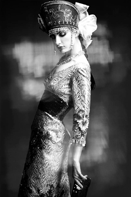 Evgeniya Luzhina-Salazar fashion show at Couture Fashion Week New York