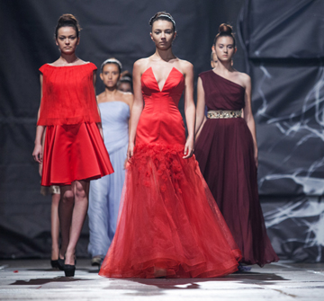 Evgheni Hudorojcov fashion show at Couture Fashion Week NY