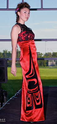 Ringing Bell Robes by Linda Kay Peters fashion show at Couture Fashion Week NY
