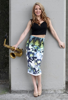 Saxophonist Karla Sax