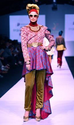 Dian Pelangi fashion show at Couture Fashion Week NY