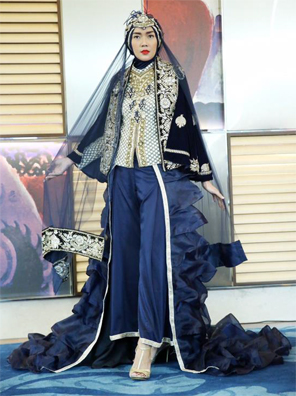 Anniesa Hasibuan fashion show at Couture Fashion Week NY
