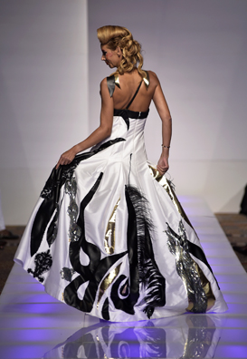 Alexandra Popescu-York fashion show at Couture Fashion Week NY