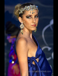 Wasee Jewelry fashion show Couture Fashion Week New York, fashions by Andres Aquino