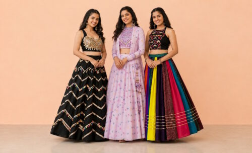 How to Style Navratri Lehengas with Trendy Crop Tops