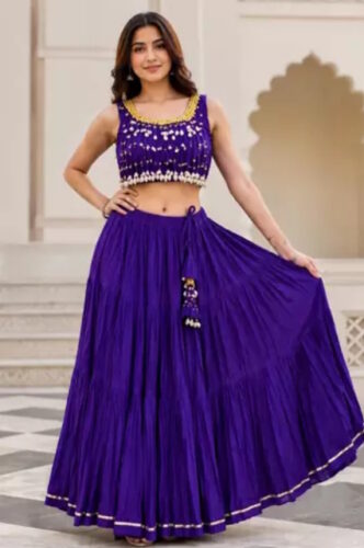 How to Style Navratri Lehengas with Trendy Crop Tops
